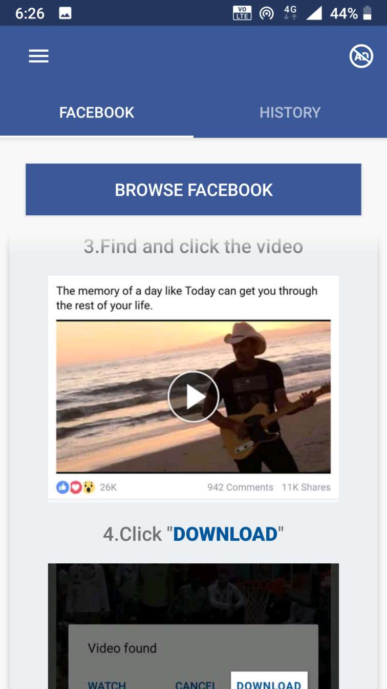 facebook short video downloader