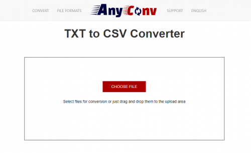 txt to csv converter